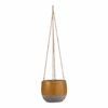 Hangpot Resa - D13,5 X H11,5cm - Oker 1 Hangpot Resa - D13,5 X H11,5cm - Oker -Pokon Winkel hangpot resa d13 5 x h11 5cm oker hangpot 1 1