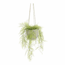 Hangpot Resa - D18,5 X H17cm - Lichtgrijs -Pokon Winkel hangpot resa d18 5 x h17cm lichtgrijs hangpot 4 1