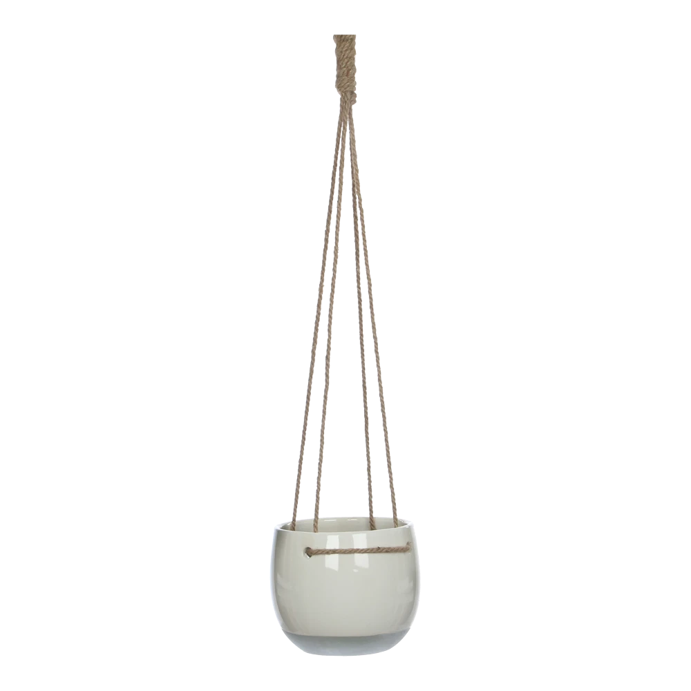 Hangpot Resa - D18,5 X H17cm - Wit 3 Hangpot Resa - D18,5 X H17cm - Wit