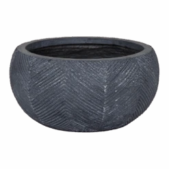 Plantenschaal Iowa Bullet - D56 X H28cm - Donkergrijs
