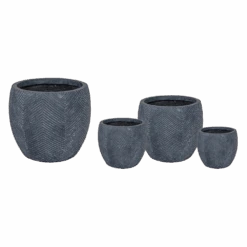 Bloempot Iowa Bullet - D57 X H50.5cm - Donkergrijs -Pokon Winkel iowa bullet graphite d57h505 bloempot 6 5