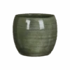 Bloempot Lester - D24 X H22cm - Groen -Pokon Winkel lester pot rond groen h22xd24cm bloempot 1 4