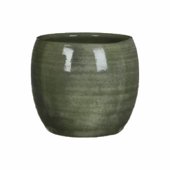 Bloempot Lester - D24 X H22cm - Groen