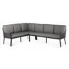 Liv Lounge Dining Set Left Charcoal -Pokon Winkel liv lounge dining set left charcoal 1 new