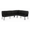 Liv Lounge Dining Set Right Black -Pokon Winkel liv lounge dining set right black 1 new