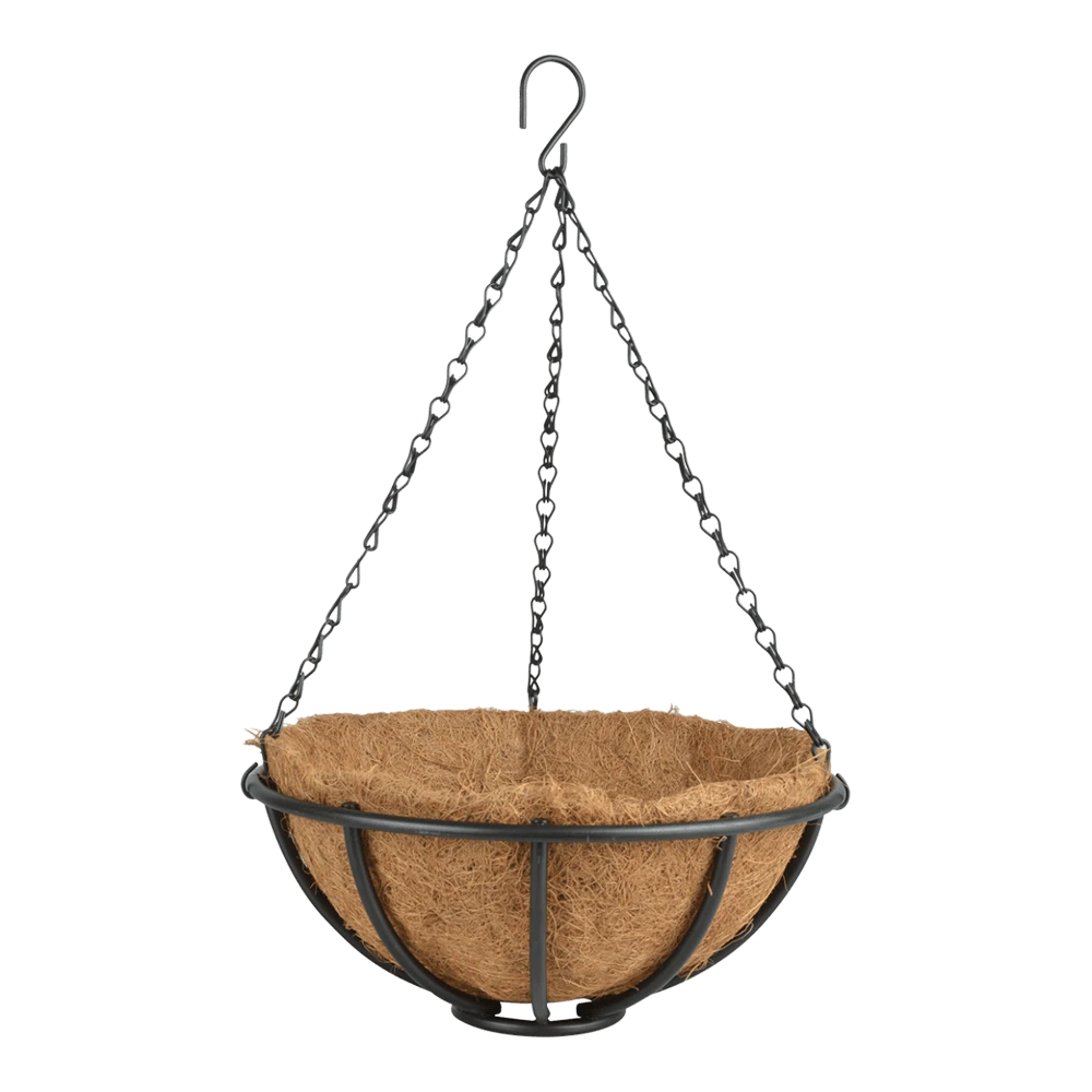 Metalen Hanging Basket 30cm - Incl. Ketting En Kokosinlegvel