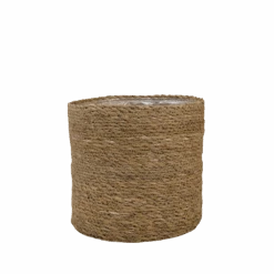 Plantenmand Stef - D28 X H28cm - Naturel
