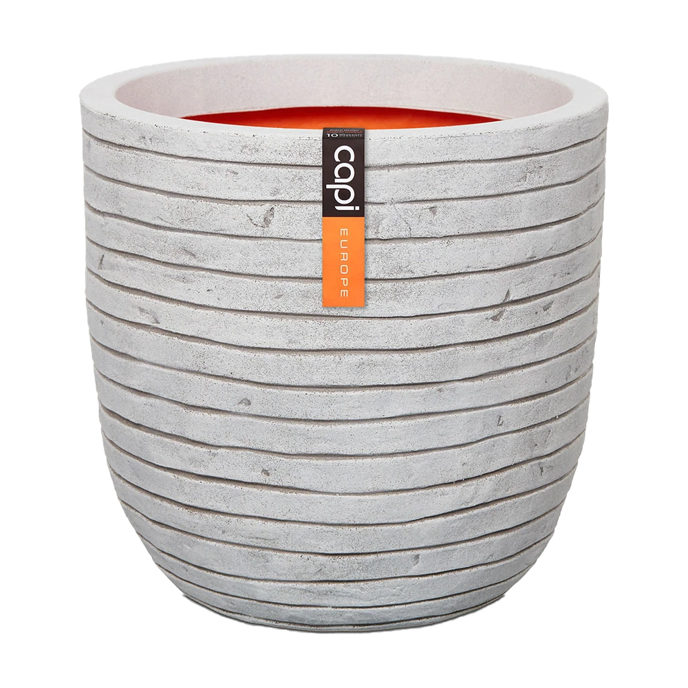 Capi Bloempot Bol Nature Row NL - D43 X H41cm - Ivoor 3 Capi Bloempot Bol Nature Row NL - D43 X H41cm - Ivoor