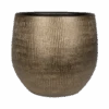Bloempot Ryan - D36 X H32cm - Shiny Gold -Pokon Winkel pot ryan shiny gold d36 h32 bloempot 1