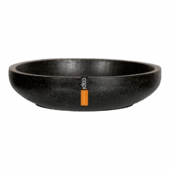 Capi Plantenschaal Lux Terrazo - D37 X H9cm - Zwart