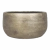 Plantenschaal Mira - D29 X H14cm - Goud 2 Plantenschaal Mira - D29 X H14cm - Goud -Pokon Winkel schaal mira d29 h14cm industrieel goud plantenschaal 1