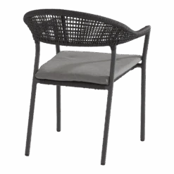 Sienna Dining Stoel - Grijs - Incl. Kussen -Pokon Winkel sienna dining stoel grijs incl kussen 3 1