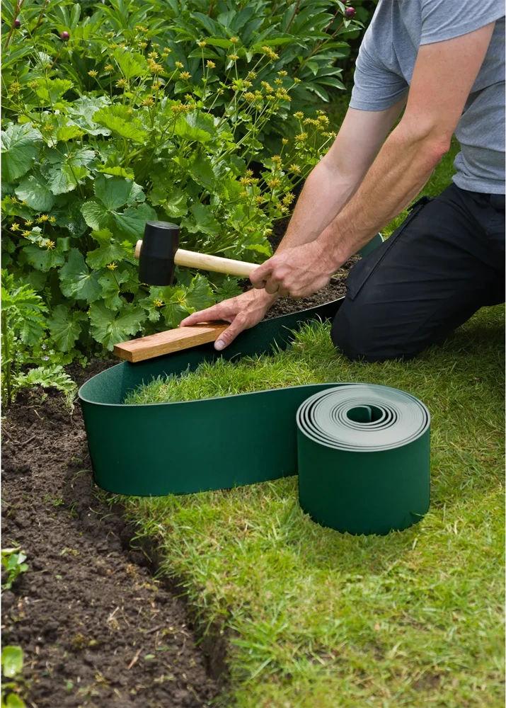 Tuinborderrand PE Groen 3mm - 10x0,15m - Nature 6 Tuinborderrand PE Groen 3mm - 10x0,15m - Nature - Afbeelding 4