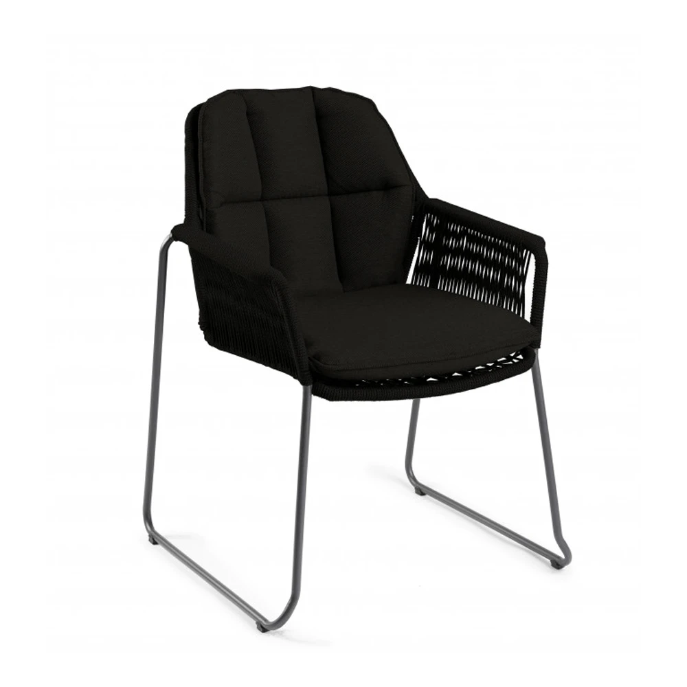 Tuinstoel Rivera - Dining Stoel - Zwart 3 Tuinstoel Rivera - Dining Stoel - Zwart