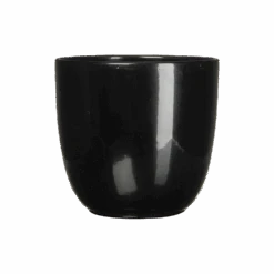 Bloempot Tusca - D25 X H23cm - Zwart