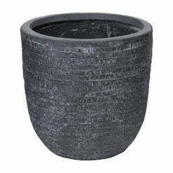 Bloempot Utah Egg - D45 X H43cm - Donkergrijs