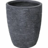Bloempot Utah Egg High - D42 X H52cm - Donkergrijs 2 Bloempot Utah Egg High - D42 X H52cm - Donkergrijs -Pokon Winkel utah egg pot high graphite d42h52 bloempot 1 4