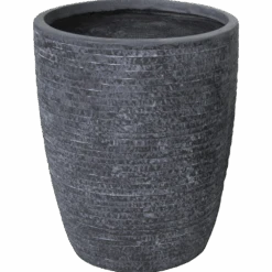 Bloempot Utah Egg High - D42 X H52cm - Donkergrijs