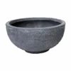 Plantenschaal Utah - D44 X H21cm - Donkergrijs -Pokon Winkel utah round bowl graphite d44h21 schaal 1 4